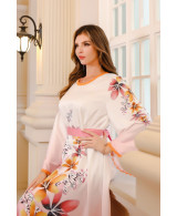 Robe orientale femme Roseraie de Soie – Élégance raffinée