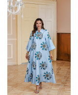 Robe orientale femme Jardin Papillon – Élégance raffinée