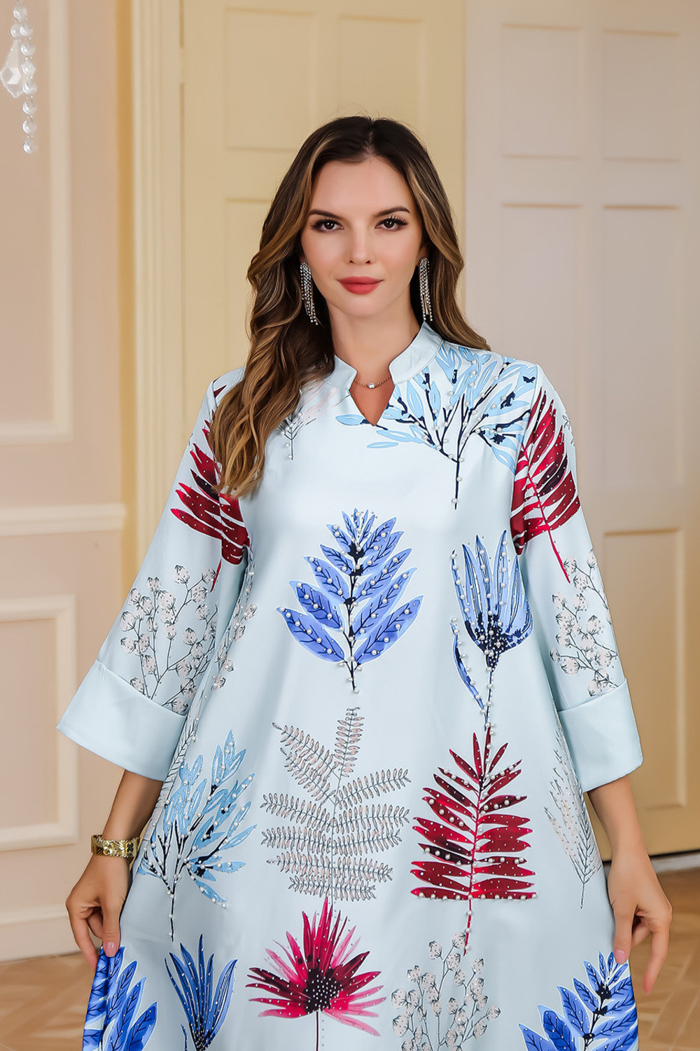 Robe orientale femme Ambre de Safran – Élégance raffinée