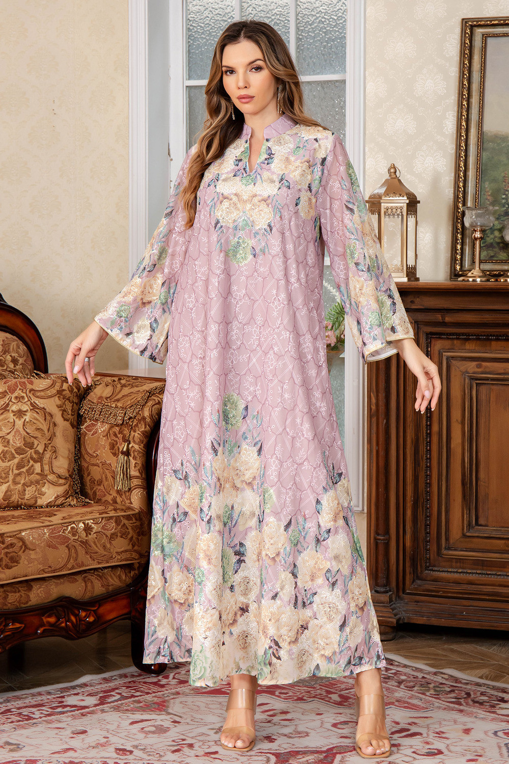 Robe Éclat Floral Élégant - Zayphir