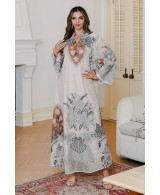 Robe Longue Élégante Méditerranéenne