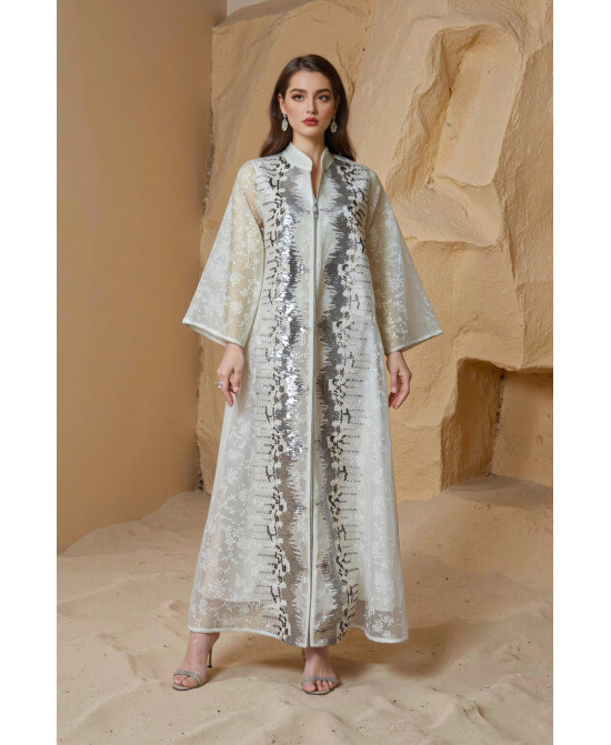 Robe orientale femme Jardin de Lumière – Élégance raffinée