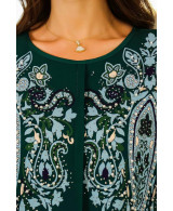 Robe orientale femme Émeraude Andalouse – Élégance raffinée