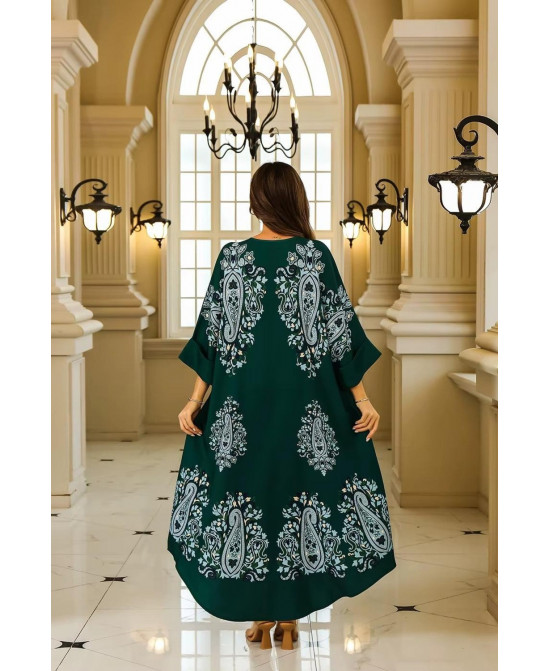 Robe orientale femme Émeraude Andalouse – Élégance raffinée