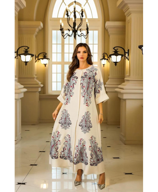 Robe orientale femme Émeraude Andalouse – Élégance raffinée