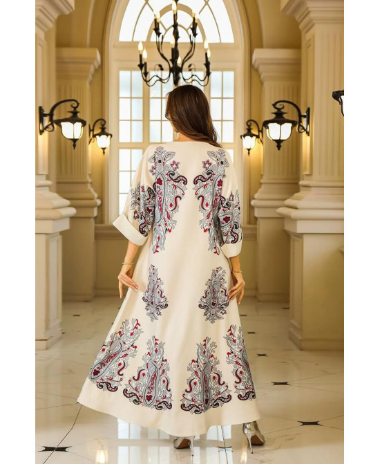 Robe orientale femme Émeraude Andalouse – Élégance raffinée