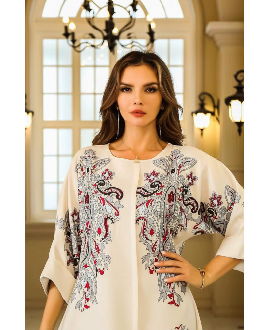 Robe orientale femme Émeraude Andalouse – Élégance raffinée