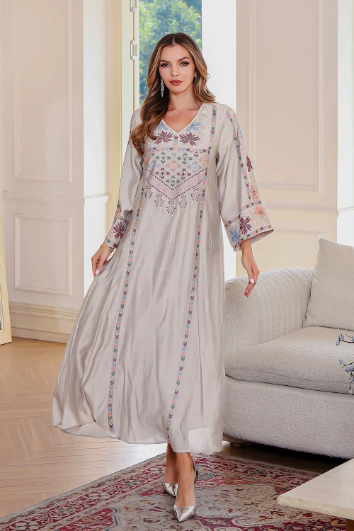Robe orientale femme Rubis de Cour – Élégance raffinée