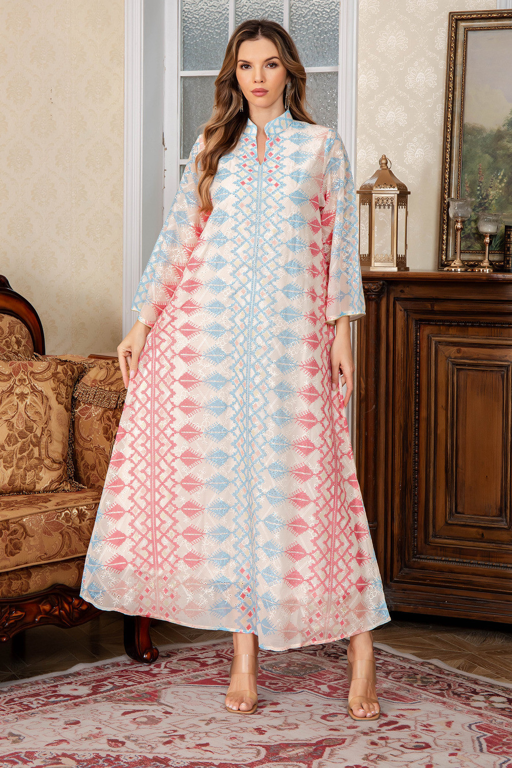 Robe orientale femme Mosaïque Impériale – Élégance raffinée