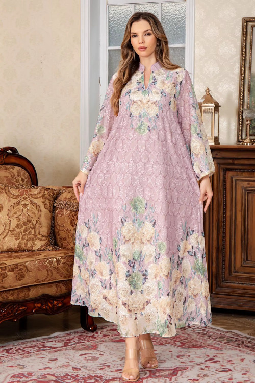 Robe Éclat Floral Élégant - Zayphir