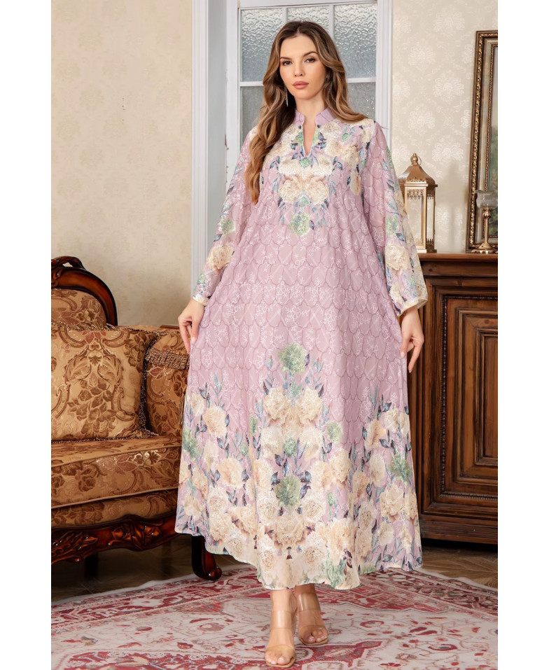 Robe Éclat Floral Élégant - Zayphir