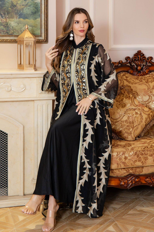 Robe orientale femme Sultane Velours – Élégance raffinée