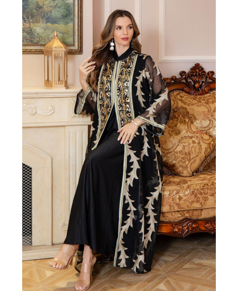 Robe orientale femme Sultane Velours – Élégance raffinée
