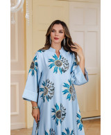 Robe orientale femme Jardin Papillon – Élégance raffinée
