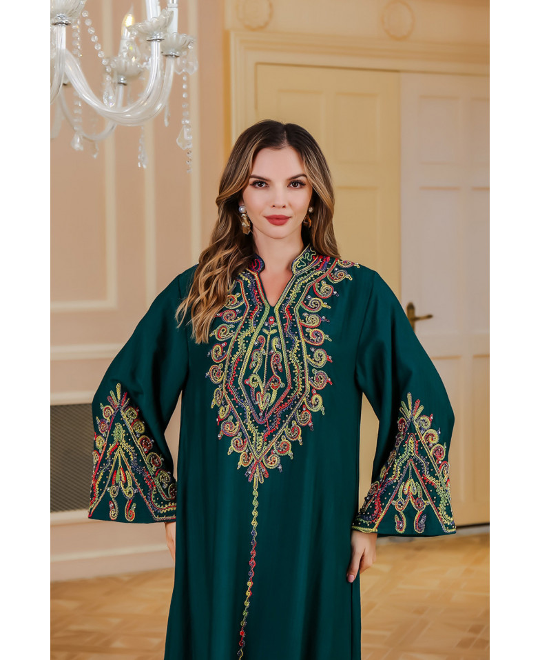 Caftan Élégance Royale - Chic Méditerranéen