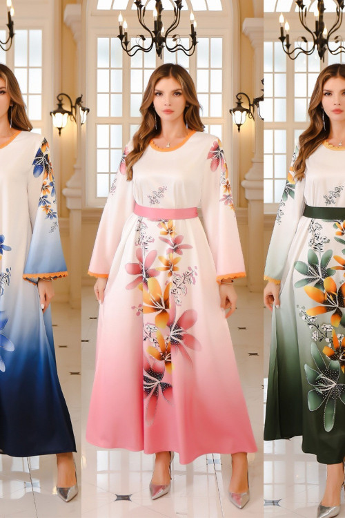 Robe Élégance Florale - Style Méditerranéen