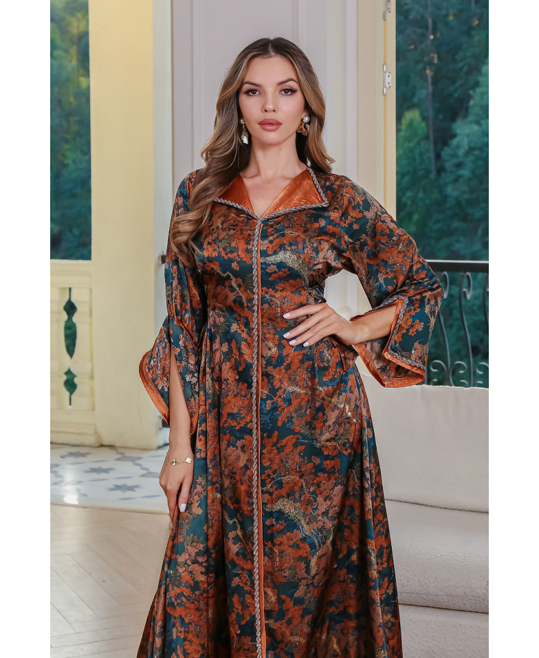 Robe orientale femme Sahara Minéral – Élégance raffinée