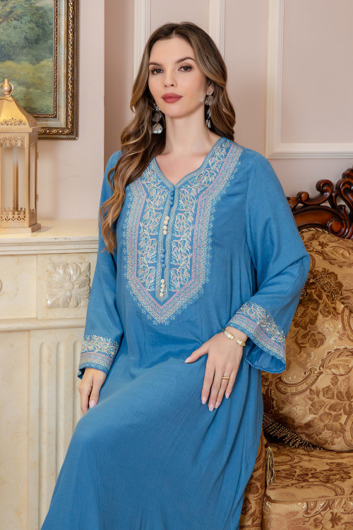 Robe orientale femme Ornement de Lune – Élégance raffinée
