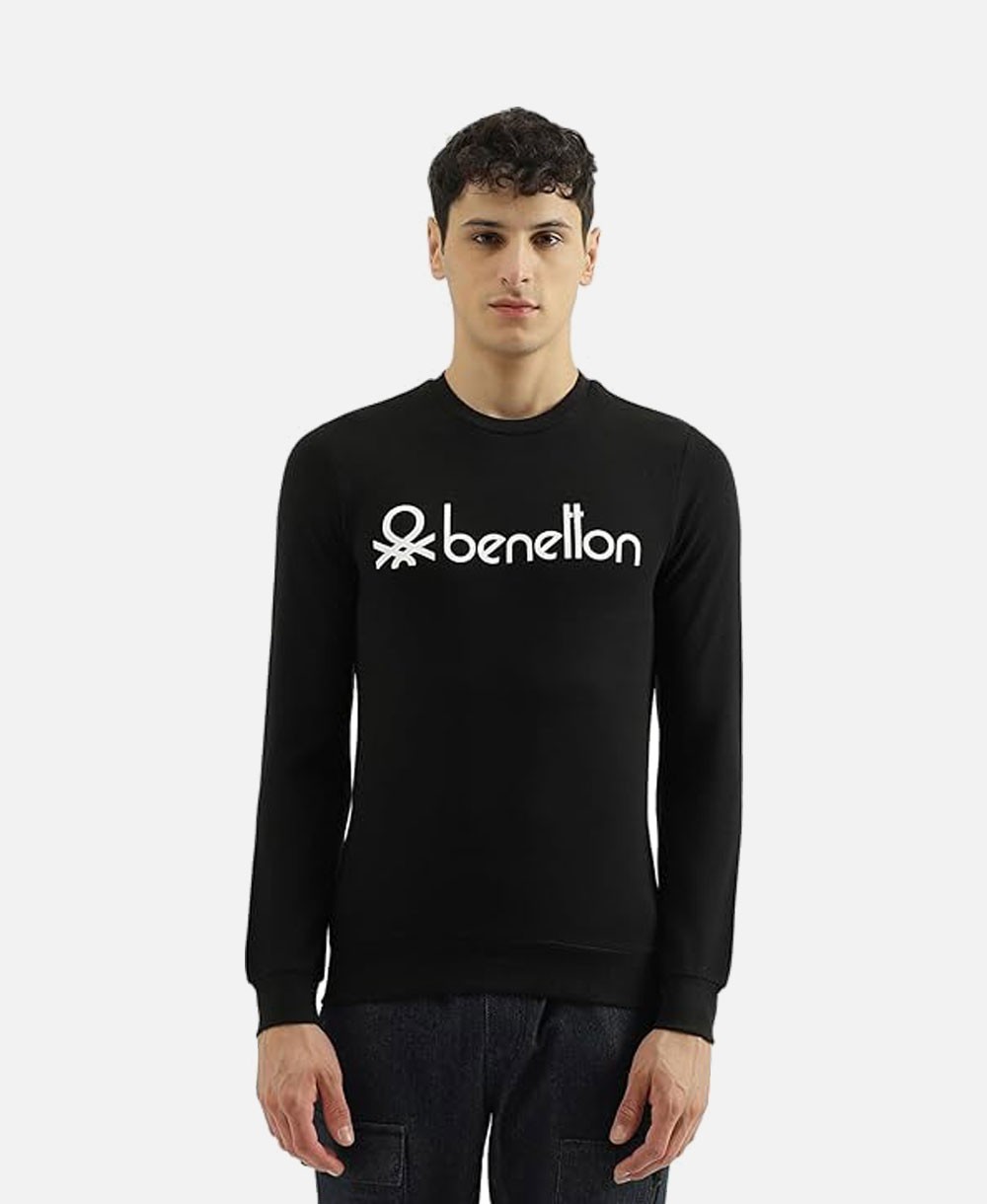 Benetton Regular Fit Round Neck Sweatshirt
