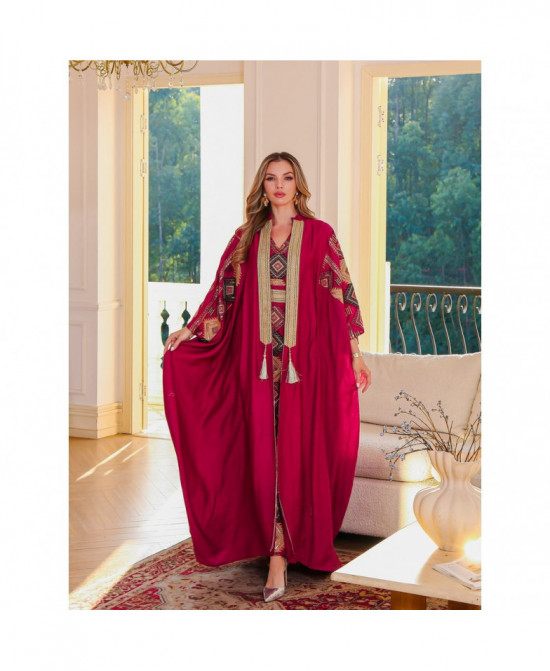 Robe Kimono Élégance Bohème vue 6