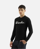Benetton Regular Fit Round Neck Sweatshirt