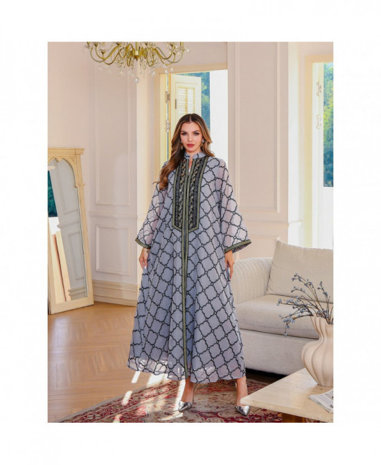 Robe Longue Élegance Orientale vue 2