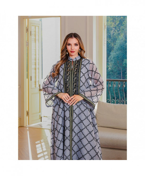 Robe Longue Élegance Orientale vue 5