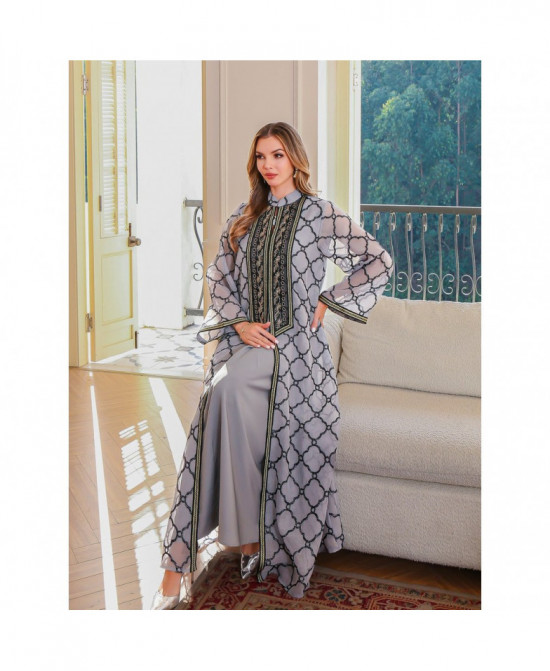 Robe Longue Élegance Orientale vue 6