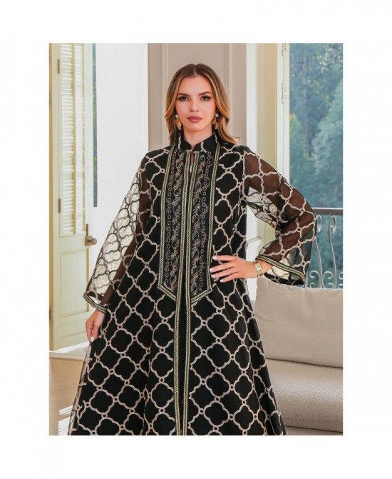 Robe Longue Élegance Orientale vue 9