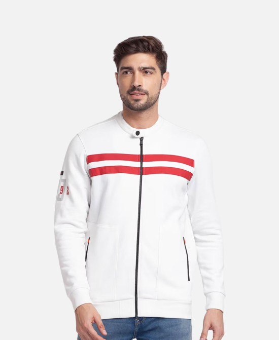 Spykar Men's Cotton High Neck Sweatshirt