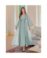 Abaya Élégance Bohème vue 3