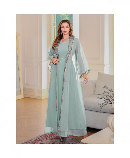 Abaya Élégance Bohème vue 5