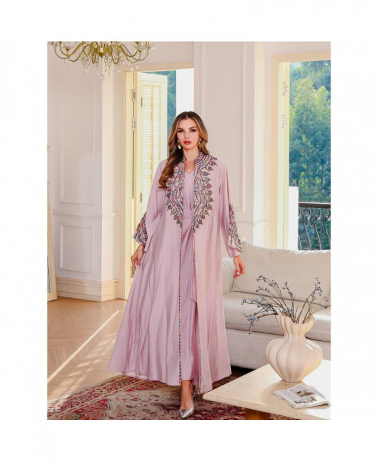 Robe Longue Élégance Orientale vue 2