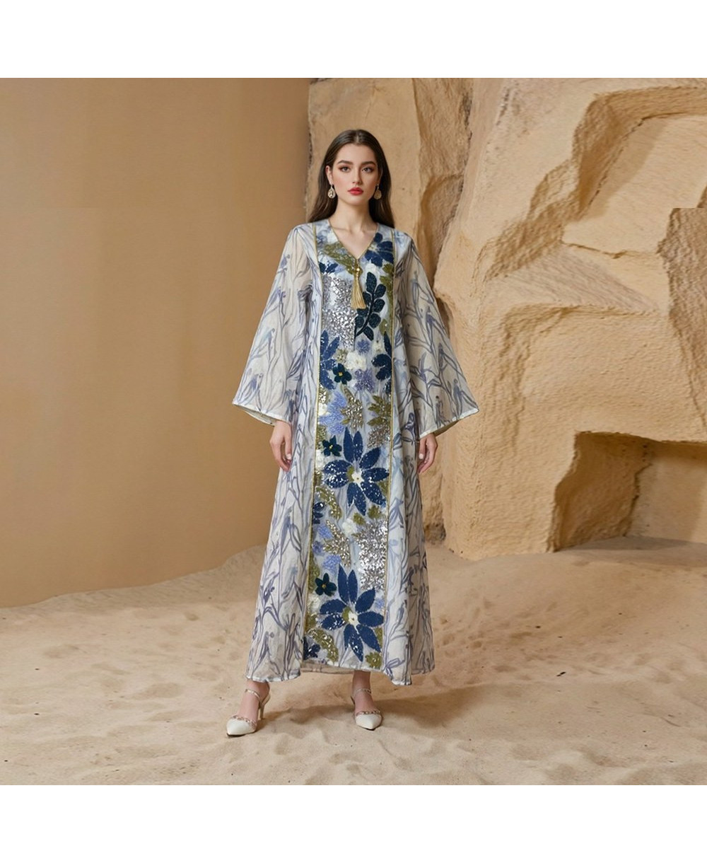 Kaftan Élégance Florale vue 2
