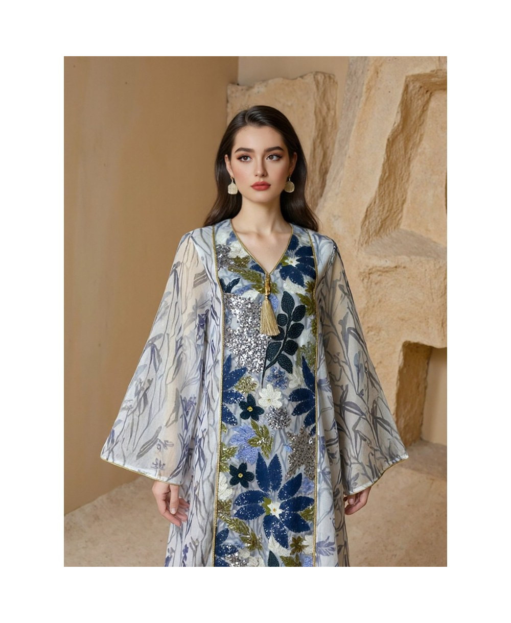 Kaftan Élégance Florale vue 8