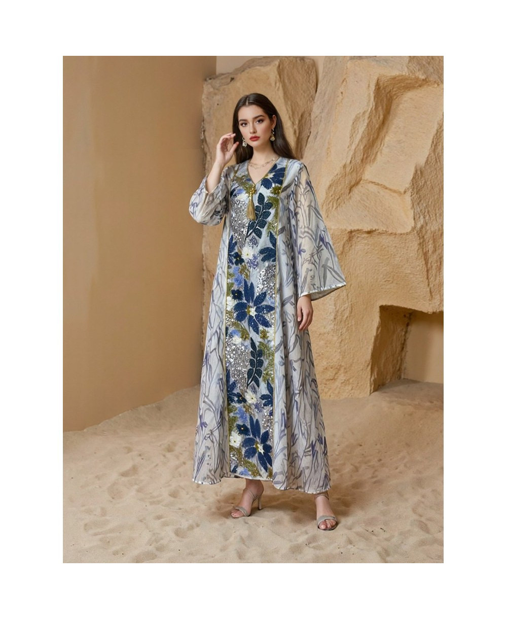 Kaftan Élégance Florale vue 10