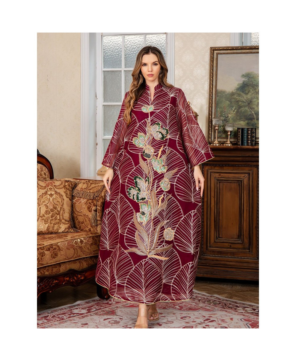 Caftan Élégance Florale vue 4