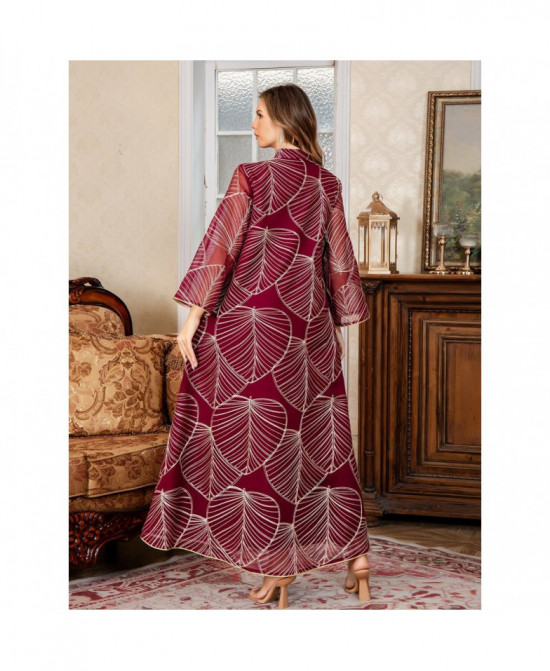 Caftan Élégance Florale vue 5