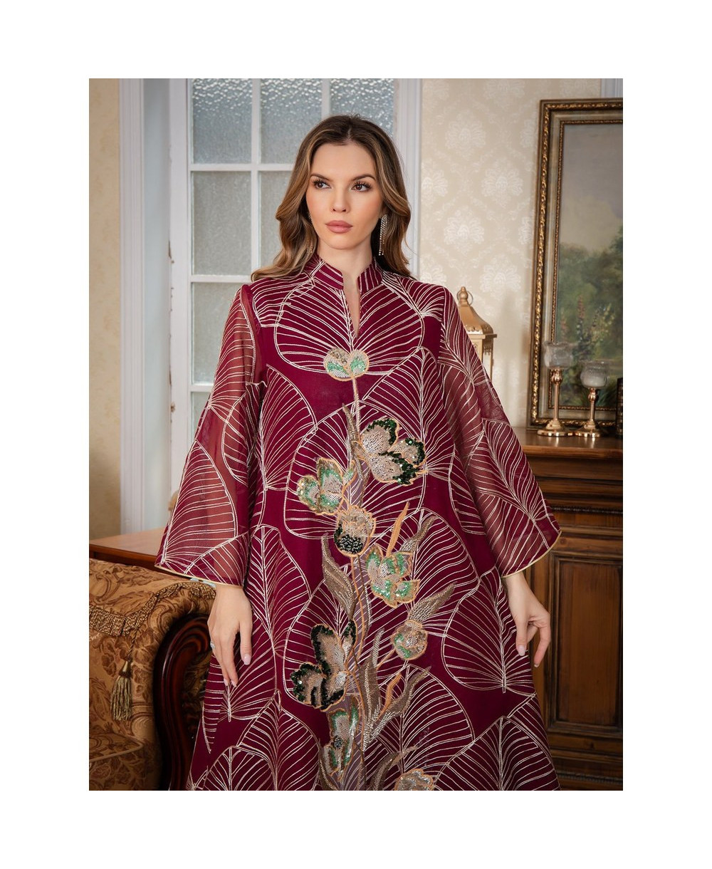 Caftan Élégance Florale vue 6