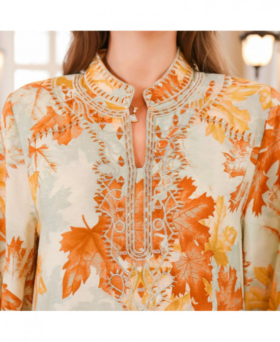 Tunique Feuilles Élégantes vue 5