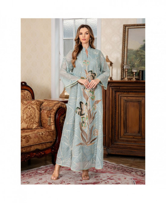 Caftan Élégance Florale vue 9