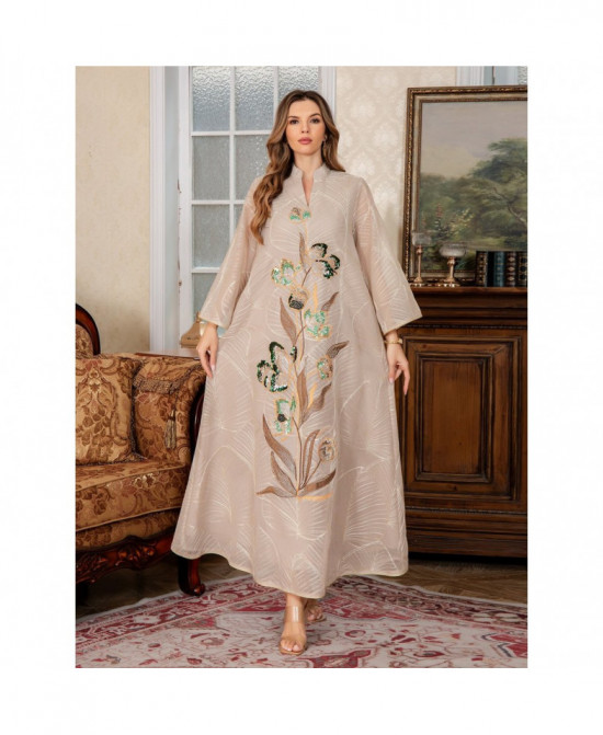 Caftan Élégance Florale vue 12