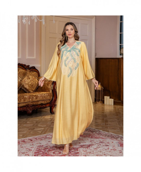 Caftan Élégance Perlée vue 2