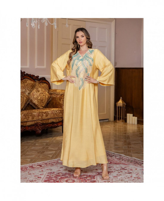 Caftan Élégance Perlée vue 3