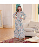 Robe Maxi Florale Élégante vue 1