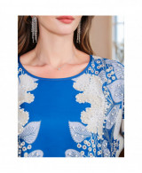 Robe Évasée Élégance Florale vue 10