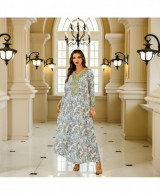 Robe Caftan Élégance Bohème vue 2