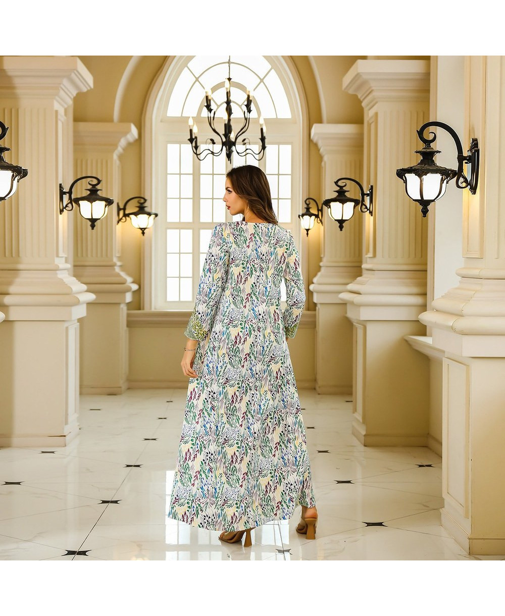 Robe Caftan Élégance Bohème vue 4