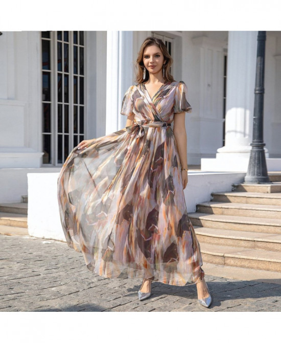 Robe Bohème Élégante vue 2