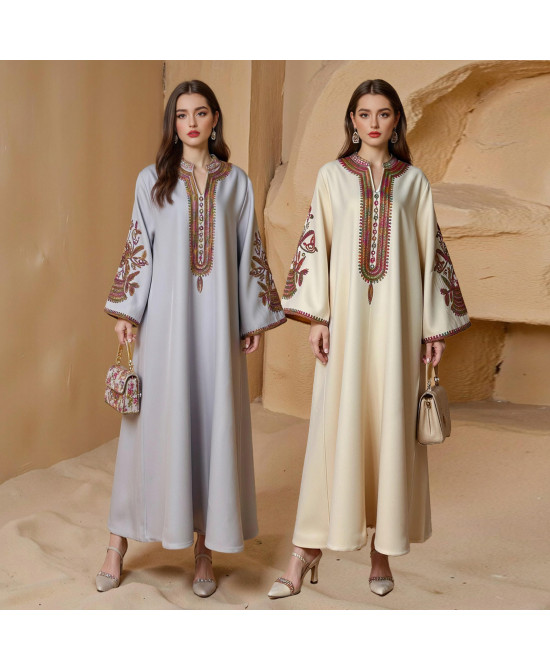 Abaya Élégance Florale - Chic et Confort